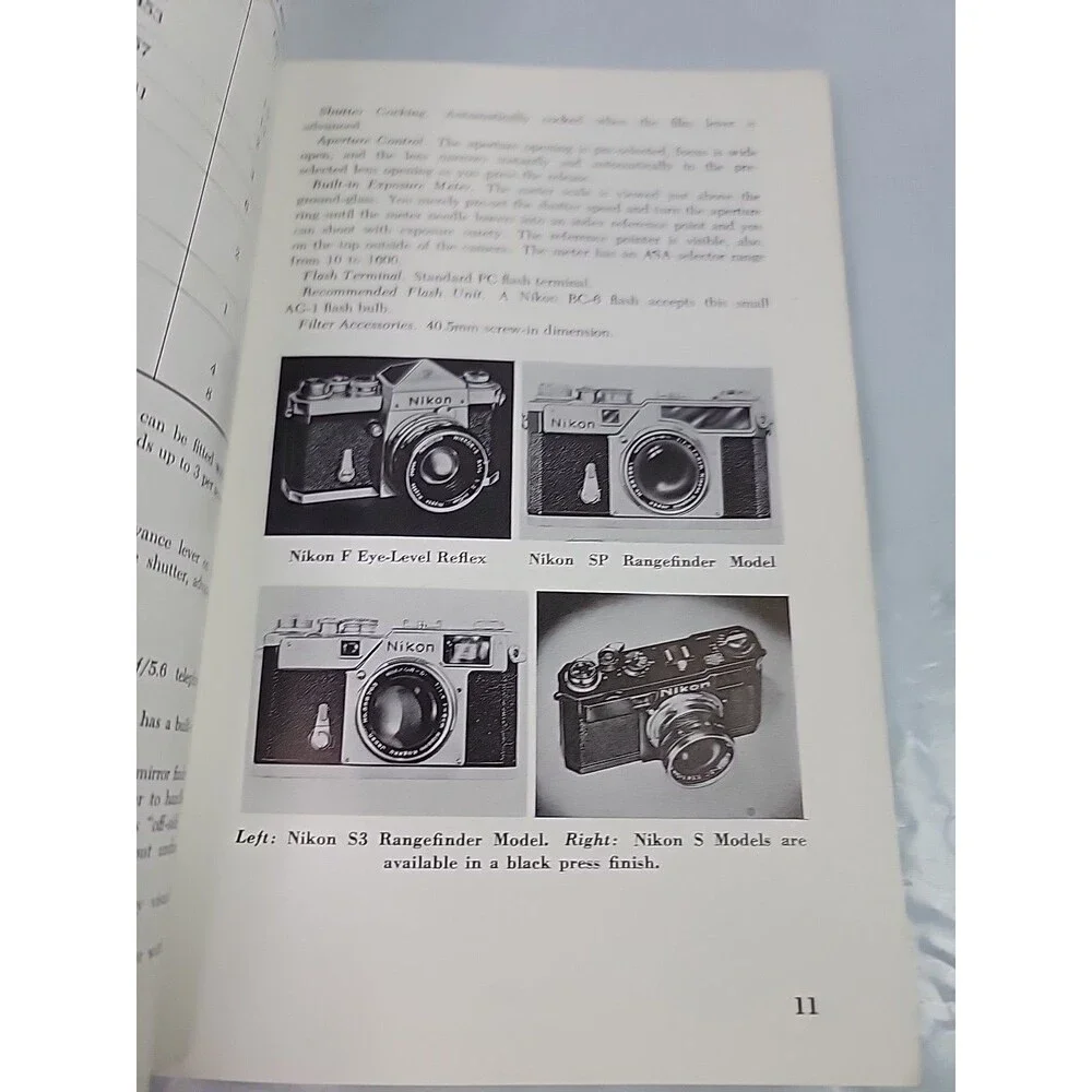 Vintage 1962 Nikon F Eye Level Reflex Guide Kenneth Tyding First Printing Camera